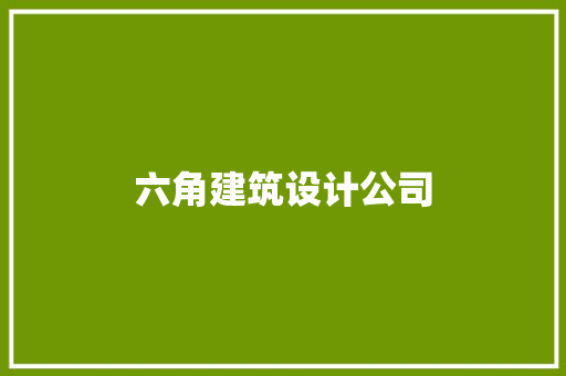 六角建筑设计公司