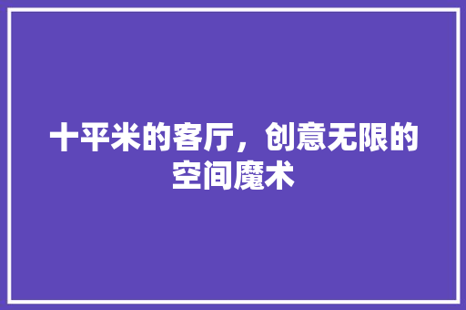 十平米的客厅，创意无限的空间魔术 建筑设计